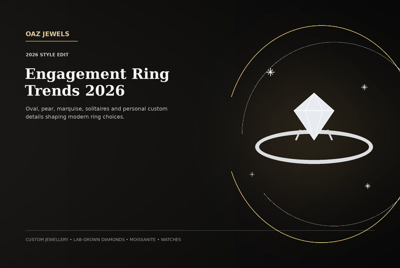 Engagement Ring Trends 2026: Shapes, Settings &amp; Custom Details Couples Are Choosing