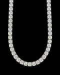 10MM Round Cut Tennis Chain – 925 Sterling Silver