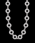 20MM Iced-Out Star Medallion Chain – 925 Sterling Silver