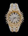 Men’s Luxury Iced-Out Dragon Watch – VVS Moissanite Statement Design