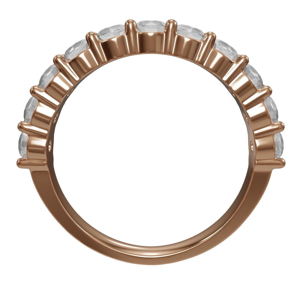 Valerie Ring | Round Diamond Wishbone Ring